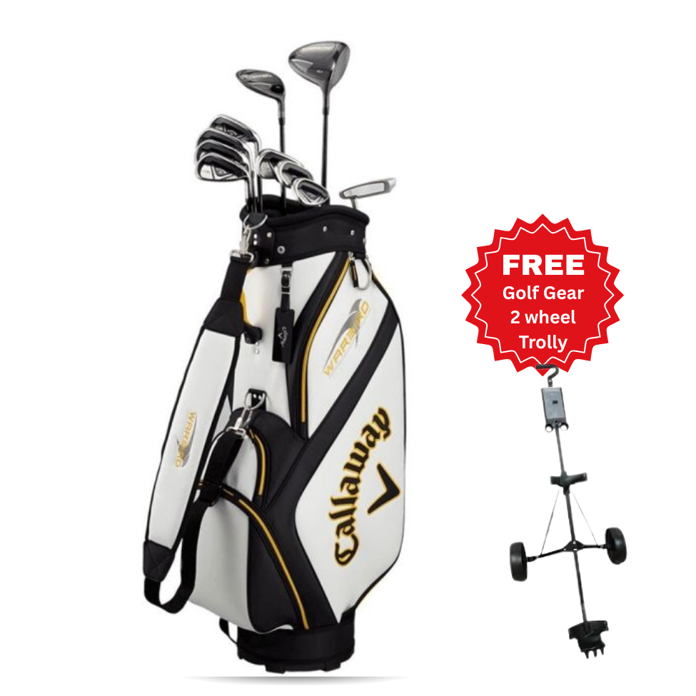 Callaway Warbird Steel Golf Set - Right Hand - Stiff/Regular Flex - 11 Clubs + Bag