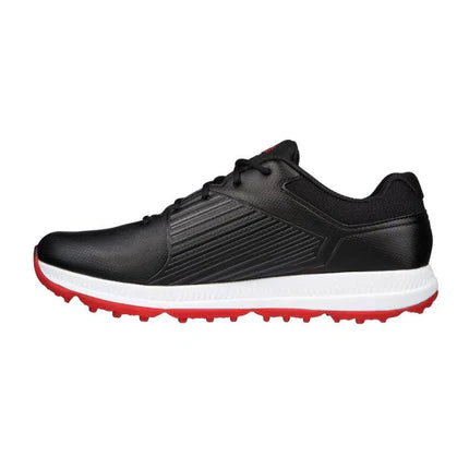 SKECHERS Men's Elite 5 GF MD Spikeless Golf Shoes - Black/Red