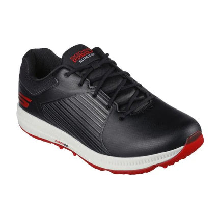 SKECHERS Men's Elite 5 GF MD Spikeless Golf Shoes - Black/Red