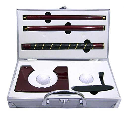 Executive Mini Golf Set with Metal Carry Case