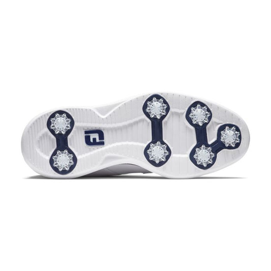 FootJoy Men’s Traditions Blucher WD Spiked Golf Shoes - White/Navy