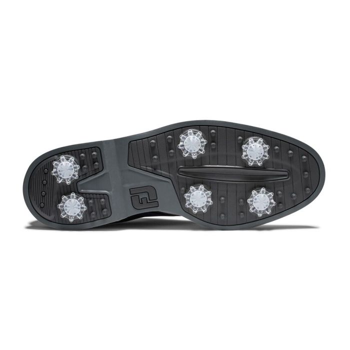 FootJoy Men's Originals WD Spiked Golf Shoes - White/Navy
