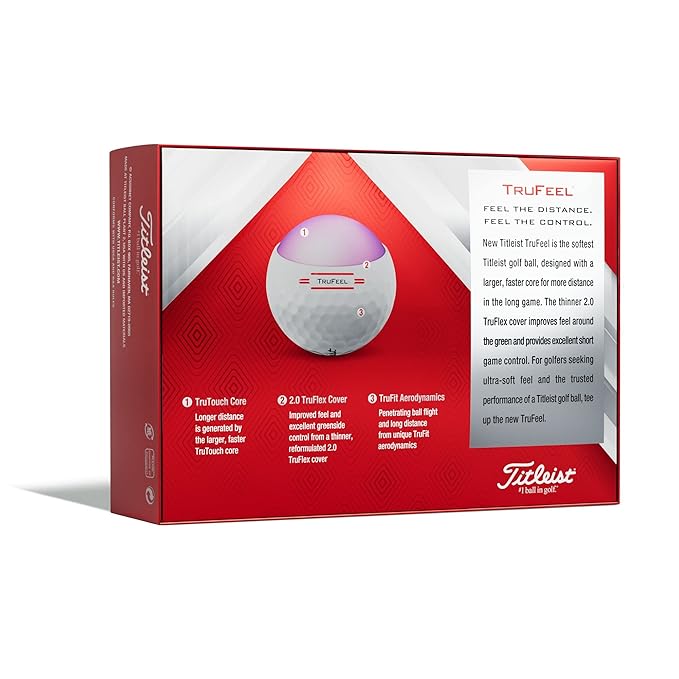 TITLEIST Trufeel Golf Balls - White