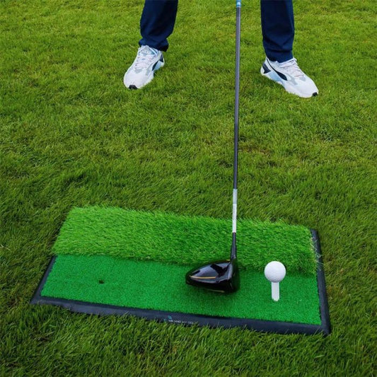 Me And My Golf Dual‑Turf 2 In 1 Golf Hitting Mat