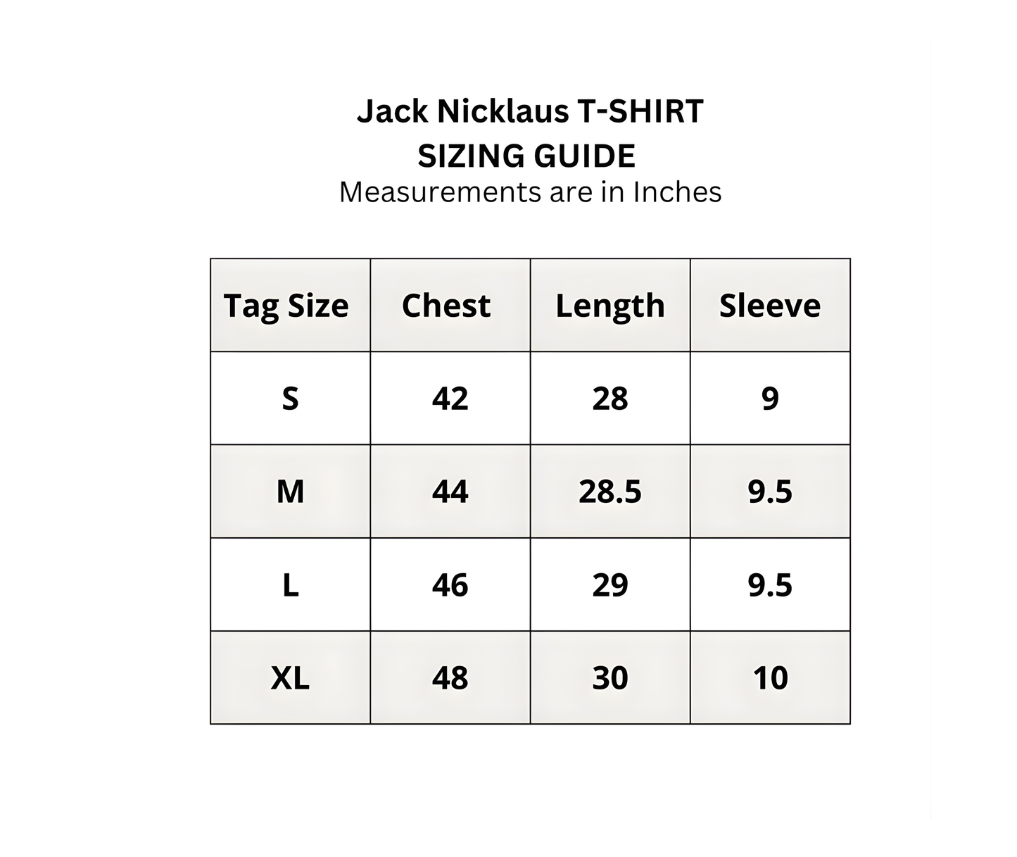 Jack Nicklaus Men's Golf Polo T-Shirt