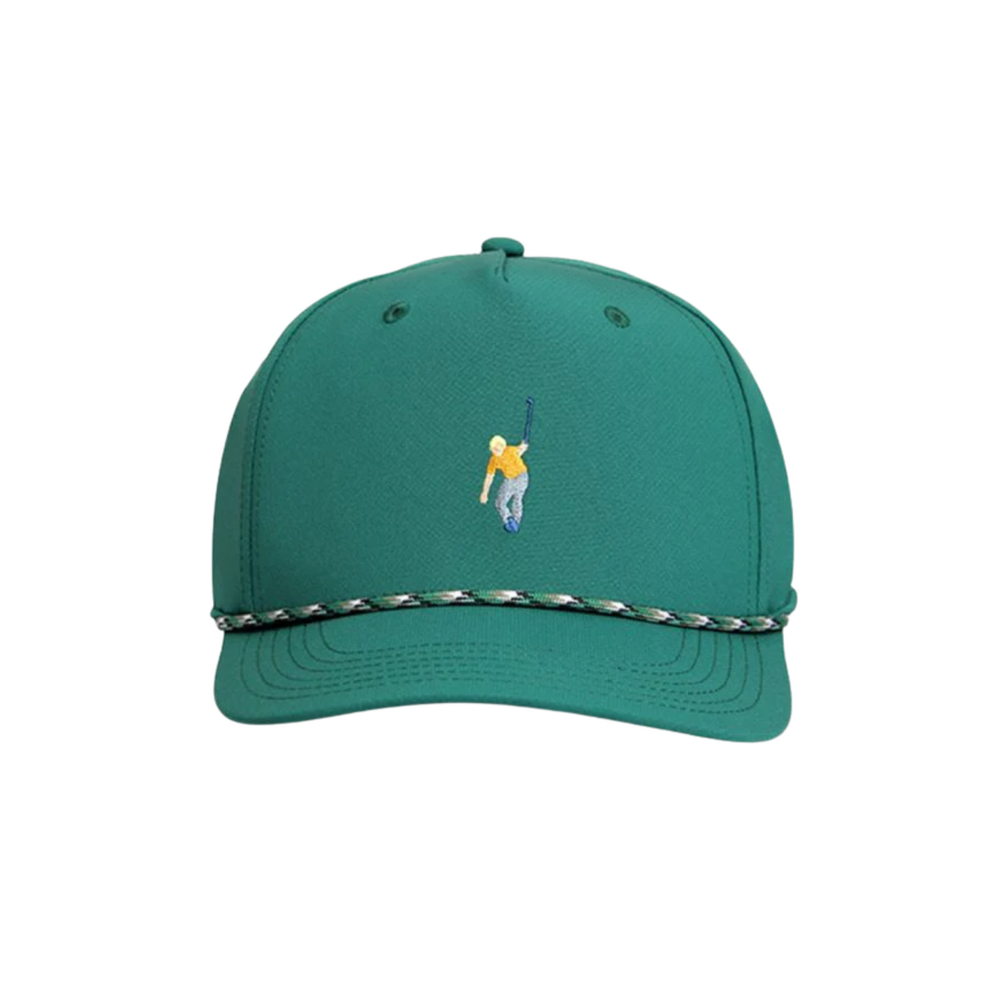 Jack Nicklaus Men’s Crouching Jack Tech Rope Adjustable Cap