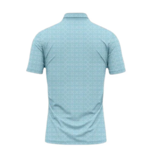 Jack Nicklaus Men's Polka Dots Golf Polo – Light Blue