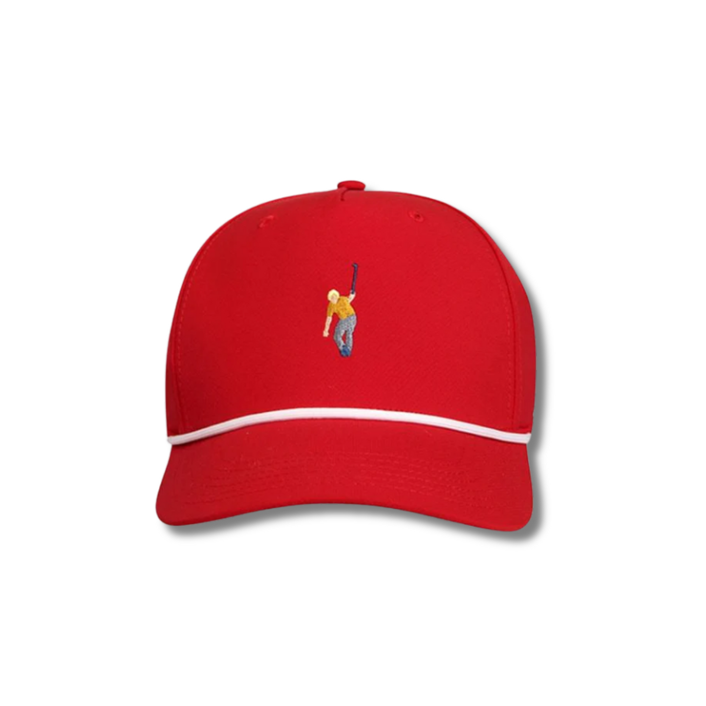 Jack Nicklaus Men’s Crouching Jack Tech Rope Adjustable Cap