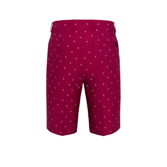 Greg Norman Men's Lobster Stretch Golf Shorts - Deep Rose