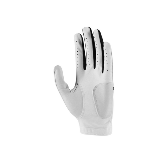 Nike Junior's Dura Feel X Golf Glove - Left Hand - Pearl White/Black