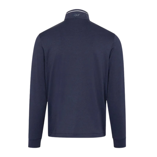 K060 Leaderboard Golf 1/4 Zip Golf Pullover - Navy Heather