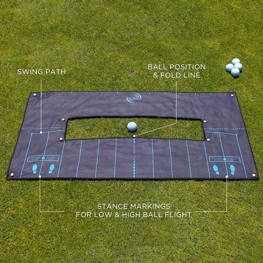 ME AND MY GOLF Ball Striker Alignment Towel