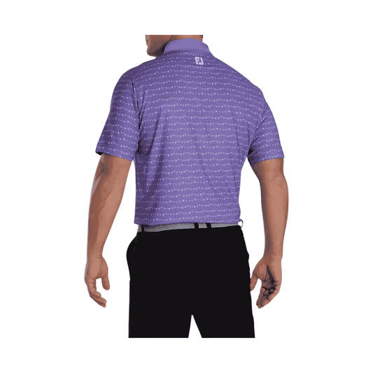 FOOTJOY FLAG BANNER PRINT SELF COLLAR MEN'S SHIRT