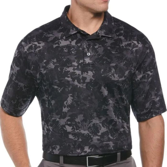 Ben Hogan Men’s All Over Floral Camo Golf Polo T-shirt