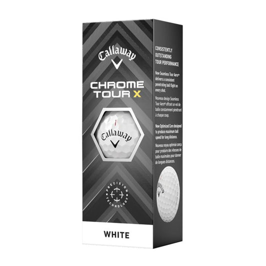 Callaway Chrome Tour X Golf Balls - White