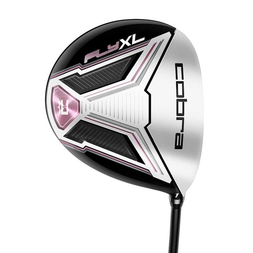 Cobra Women's Fly-XL Graphite Golf Set - Right Hand - Ladies Flex - 10 Clubs + Bag - Black/Pink