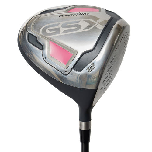 PowerBilt GSX women's Graphite Golf Set – 10 Clubs with Bag (Right Hand, Regular Flex)