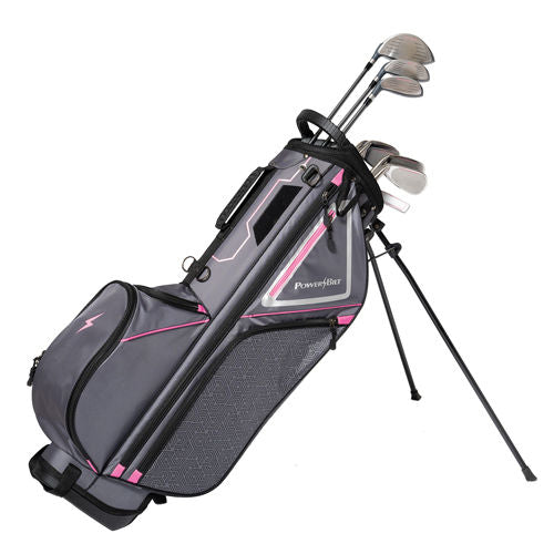 PowerBilt GSX women's Graphite Golf Set – 10 Clubs with Bag (Right Hand, Regular Flex)