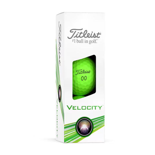 Titleist Velocity Golf Balls - Matte Green