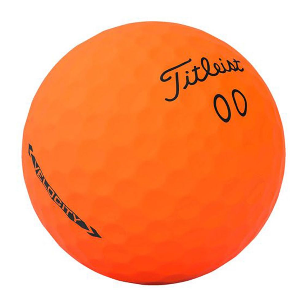 Titleist Velocity Golf Balls - Matte Orange