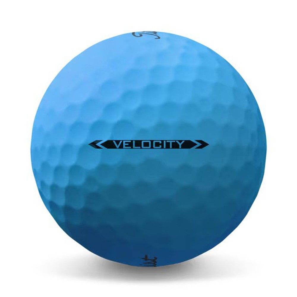 Titleist Velocity Golf Balls - Matte Blue (Prior Generation)