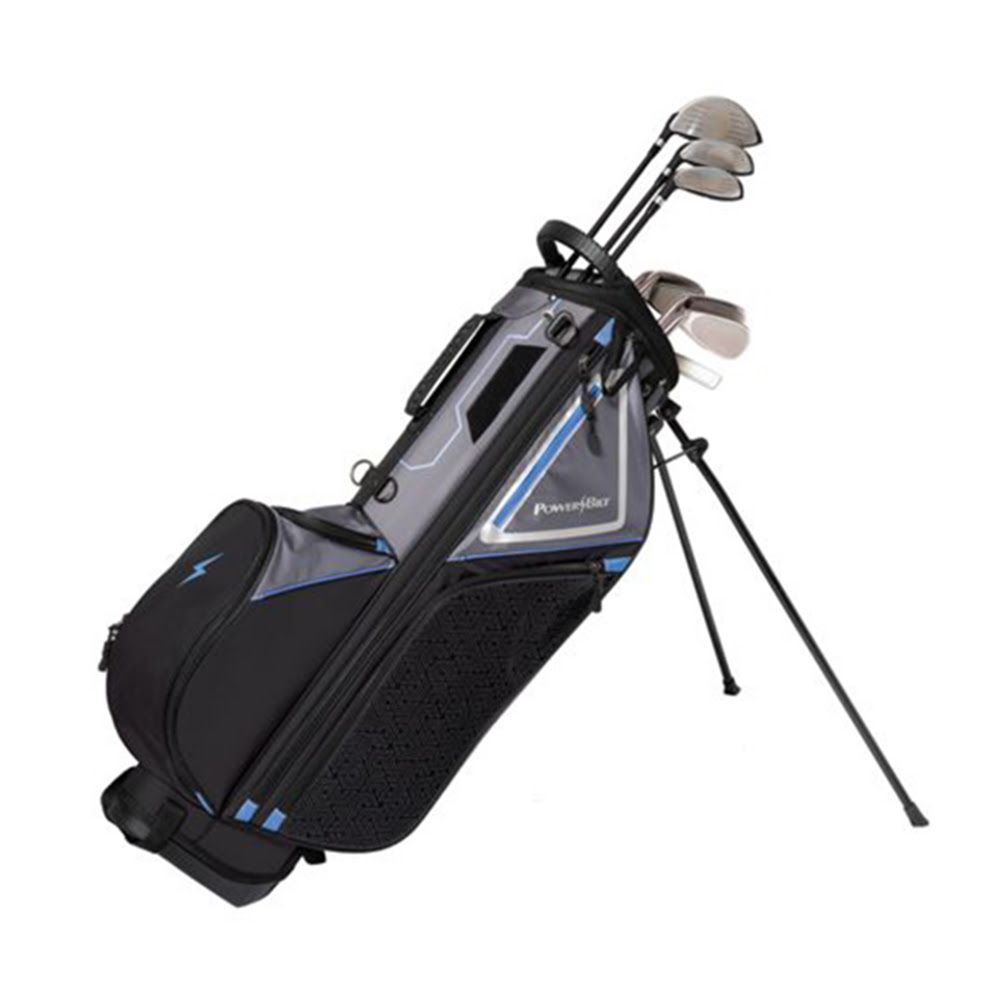 Powerbilt Men’s GSX Graphite Golf Set - Left Hand - Regular Flex - 10 Clubs - Bag