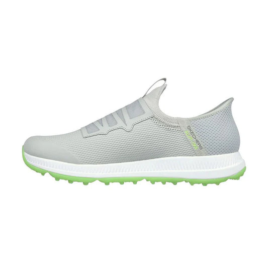Skechers Men's Elite 5 Slip-Ins Disc MD Spikeless Golf Shoes - Gray/Lime