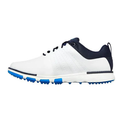 SKECHERS Men's Elite Tour SL MD Spikeless Golf Shoes - White/Navy