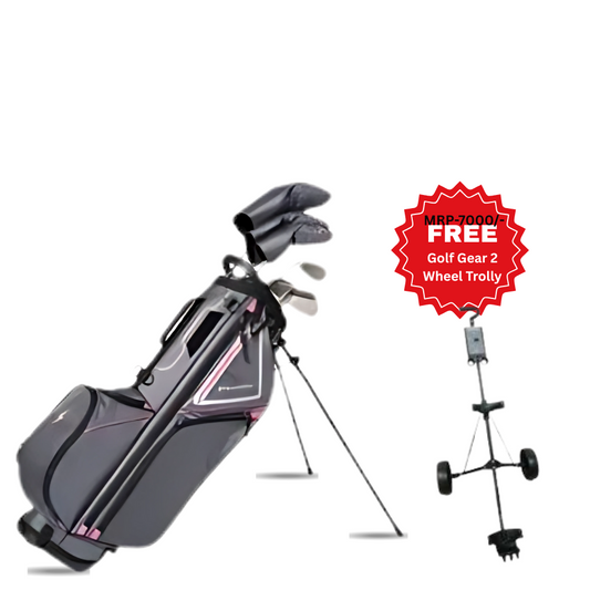 PowerBilt GSX women's Graphite Golf Set – 10 Clubs with Bag (Right Hand, Regular Flex)