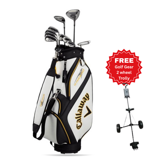 Callaway Warbird Graphite Golf Set - Right Hand - Regular Flex - 11 Clubs + Bag
