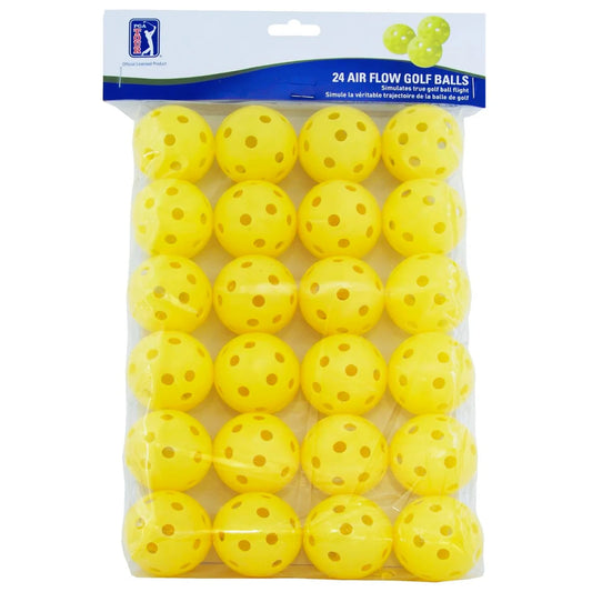 PGA Tour Air Flow Practice Golf Balls (24 Count)