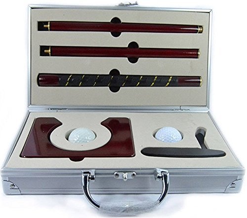 Executive Mini Golf Set with Metal Carry Case
