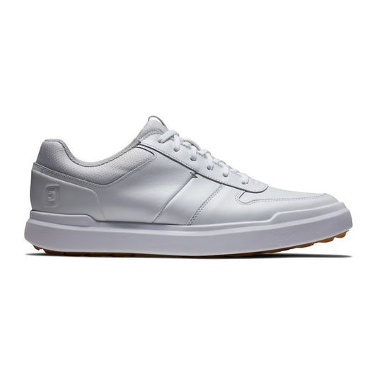 FootJoy Men’s Contour Casual XW Spikeless Golf Shoes - White/White/Gray
