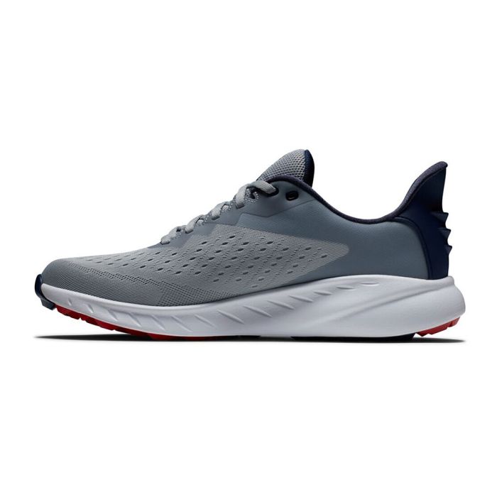 FootJoy Men’s Flex XP WD Spikeless Golf Shoes - Grey/Red