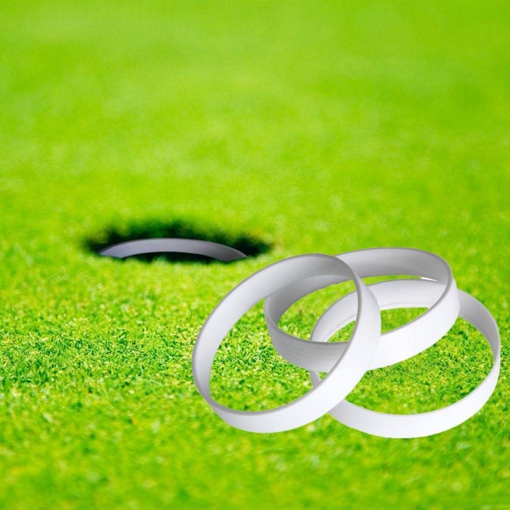 Golf Putting Green Cup Ring Golf Field Accessory 11cm Diameter White