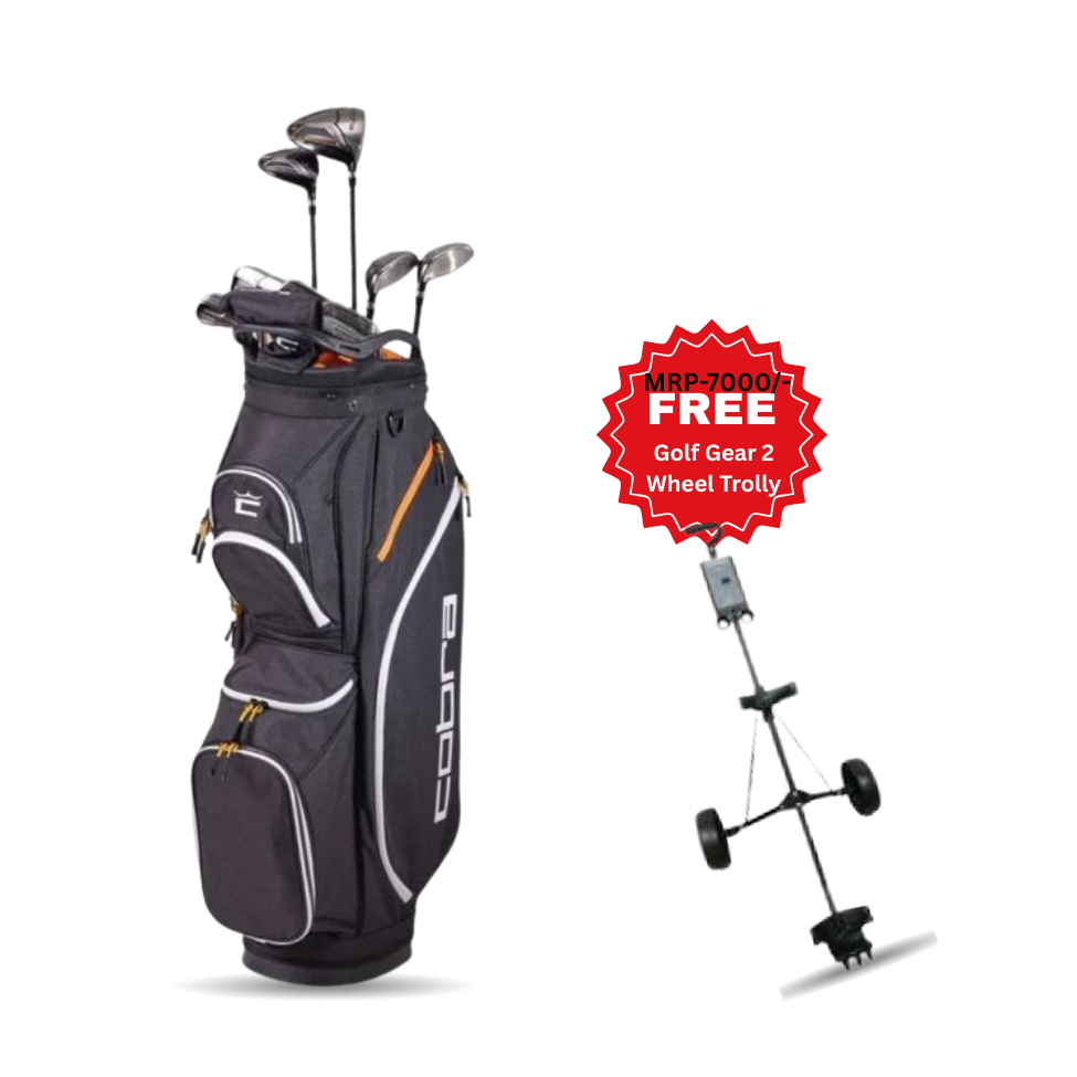 Cobra Men's Fly-XL Graphite Golf Set - Right Hand - Lite Flex - 10 Clubs + Bag