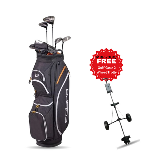 Cobra Men's Fly-XL Graphite Golf Set - Right Hand - Lite Flex - 10 Clubs + Bag