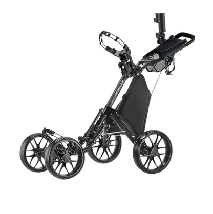 Greg Norman ONE Pro One-Click Folding 4-Wheel Golf Push Trolley