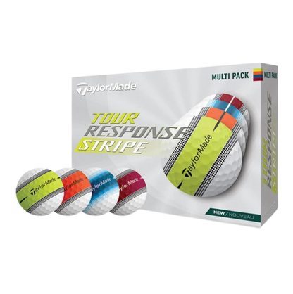 Taylormade Tour Response Stripe Golf Balls - Mutli