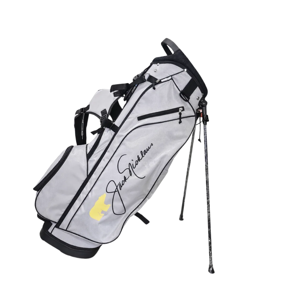 Jack Nicklaus Lightweight Nylon Golf Stand Bag with 4-Way Divider and 5 Pockets