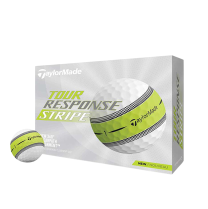 Taylormade Tour Response Stripe Golf Balls - White