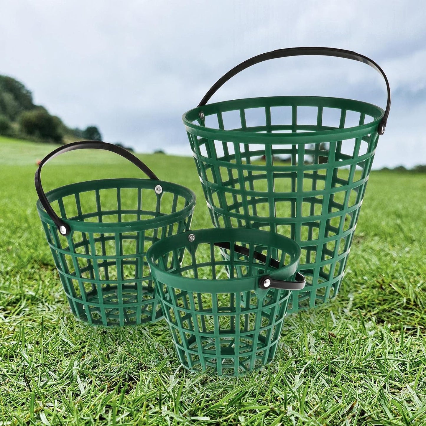 Solid Golf Ball Basket Golf (Holds 25 Balls)
