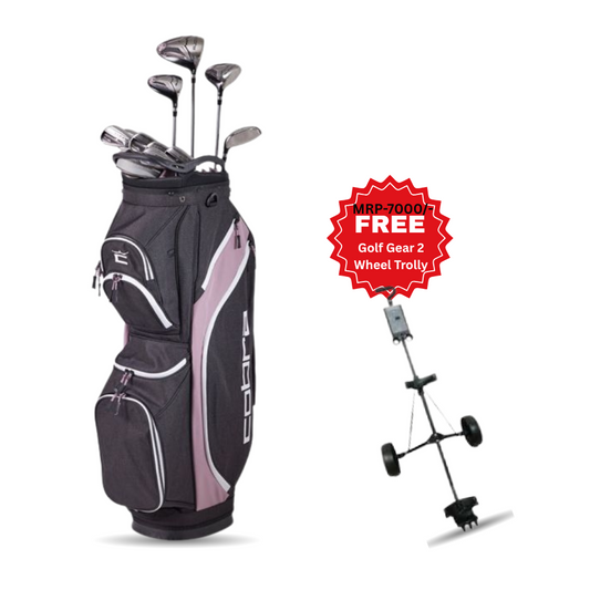 Cobra Women's Fly-XL Graphite Golf Set - Right Hand - Ladies Flex - 10 Clubs + Bag - Black/Pink