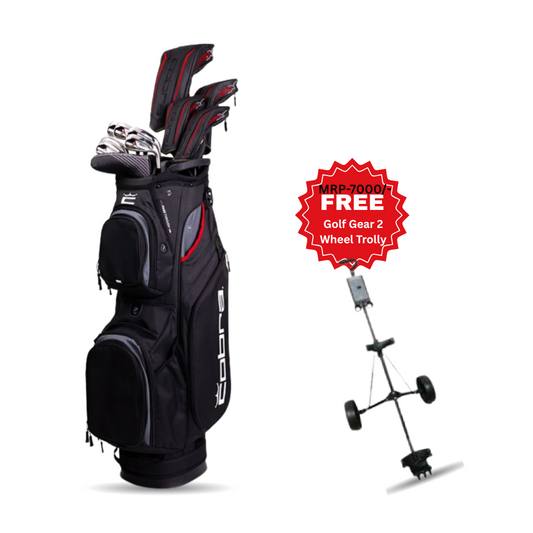 Cobra Men's Air-X2 Graphite Golf Set - Right Hand - Regular Flex - 11 Clubs + Bag