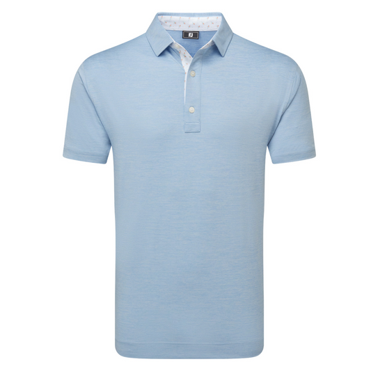 FootJoy Heather Lisle with Trim Mens Golf Polo T-shirt