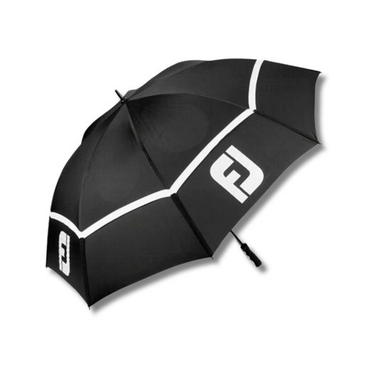 FootJoy DryJoys Double Canopy Tour Umbrella - Black