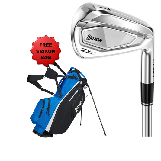 Srixon ZXi5 (5-PW,AW) Graphite Irons ( FREE SRIXON BAG)
