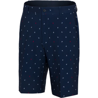 Greg Norman Men's Lobster Print 9.5" Stretch Golf Shorts