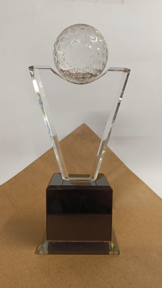 Crystal Golf Trophy BT - CRYSTAL