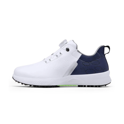 KONJACLY Golf Shoes Men's Swivel Buckle Golfers Comfortable Shoes